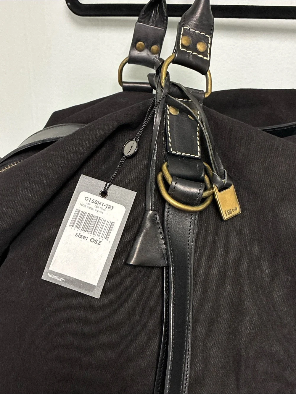 NWT $2498 John Varvatos Collection Traveler Duffle Bag